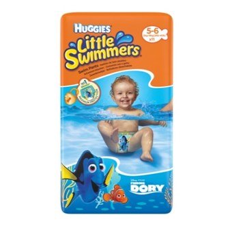 Huggies Little Swimmers kertakäyttöiset uimavaipat - 5-6-11 kpl.