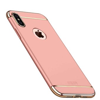 MOFI Slide In Cover - iPhone XS Max - vaaleanpunainen