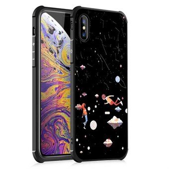 TPU-kuori iPhone XR:lle - Space Motif 
