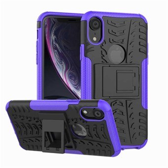 Turvallinen suojakuori TPU: ssa ja PC: ssä iPhone XR: lle - violetti