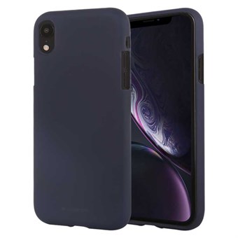 Goospery Soft TPU -kuori iPhone XR:lle - tummansininen