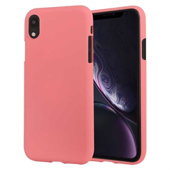 Goospery Soft TPU-kuori iPhone XR:lle - vaaleanpunainen