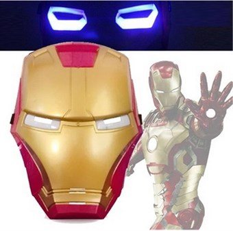 Action Heroes - Iron Man -naamio valolla