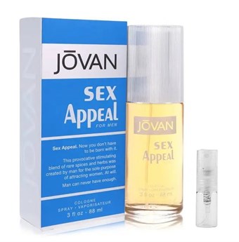 Jovan S. Appeal - Eau De Cologne - Tuoksunäyte - 2 ml