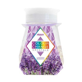 AirPure -värinvaihtokiteet - väriä vaihtavat kiteet - laventelihetket - laventelin tuoksuiset kynttilät