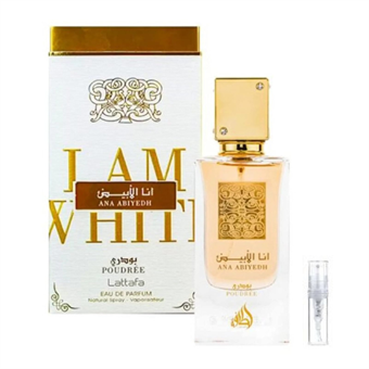 Lattafa Ana Abiyedh Poudre I am White - Eau de Parfum - Tuoksunäyte - 2 ml