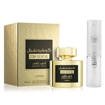 Confidential Private Gold by Lattafa - Eau de Parfum - Tuoksunäyte - 2 ml