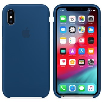 IPhone X / iPhone XS silikonikuori - sininen