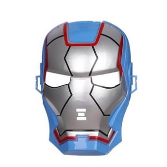 Toimintasankari - Sininen Iron Man -naamio Lapsille