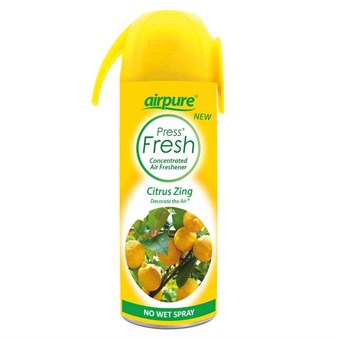 AirPure ilmanraikastin - Manuaalinen annostelija - Citrus Zing - Sitruunan tuoksu - 180 ml