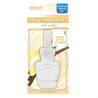 AirPure Air Freshener Refill - 19 ml - Eteeriset öljyt - Pehmeä vanilja - Vaniljan tuoksu