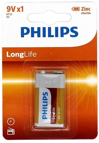Philips Longlife 9V - 1 kpl
