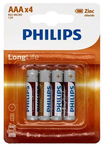 Philips Longlife AAA - 4 kpl