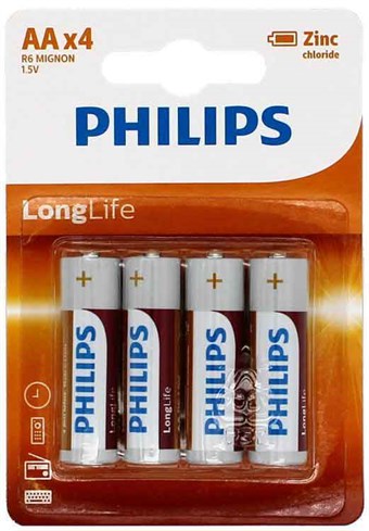 Philips Longlife AA - 4 kpl