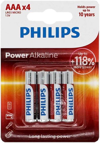 Philips Power Alkaline AAA 4 kpl