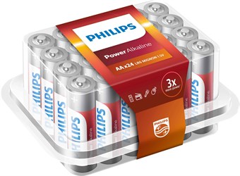 Philips Power Alkaline AA - 24 kpl