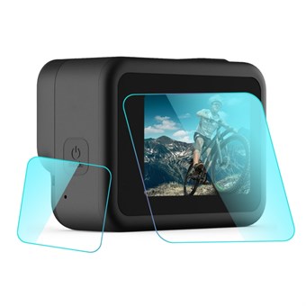 PULUZ® Tempered Glass GoPro HERO8 Black -linssille + LCD-näyttö