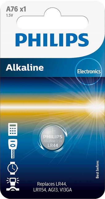 Philips Alkaline A76 - 1 kpl