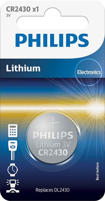 Philips Lithium CR2430 - 1 kpl