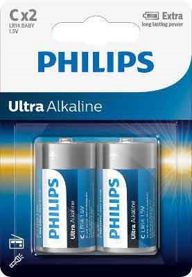 Philips Ultra Alkaline C - 2 kpl