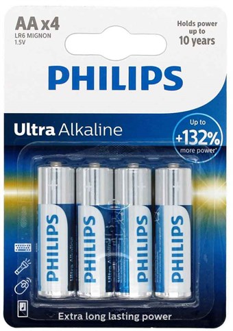 Philips Ultra Alkaline AA - 4 kpl