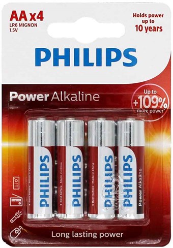 Philips Power Alkaline AA - 4 kpl