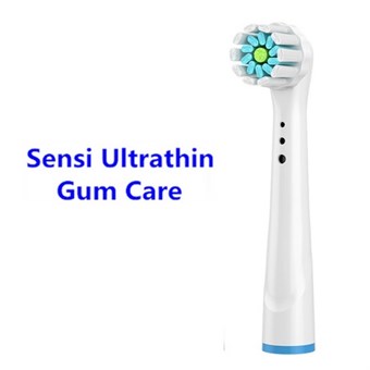 Löysät Harjaspäät Braun Oral-B Sähköhammasharjalle - 4 kpl - Sensitive Gum Type