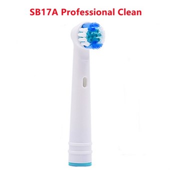 Löysät Harjaspäät Braun Oral-B Sähköhammasharjalle - 4 kpl - SB 17A Professional Clean