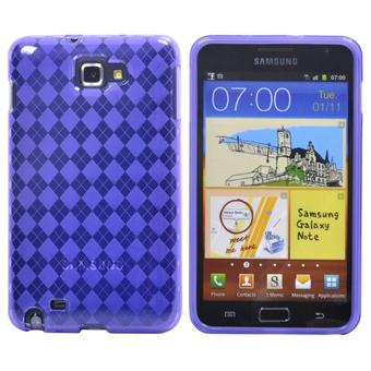 Silikonikuori Samsung Galaxy Note -puhelimelle (violetti)