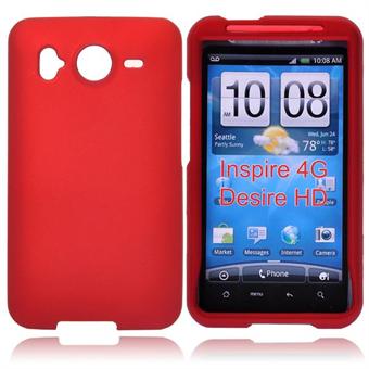 Muovinen kovakotelo HTC HD:lle (punainen)