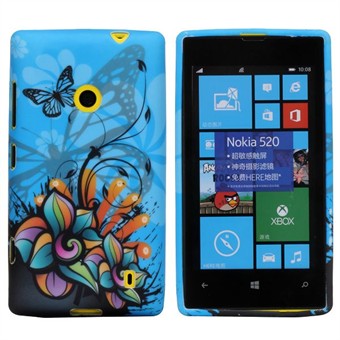 Motif-silikonisuoja Lumia 520:lle (neonsininen)