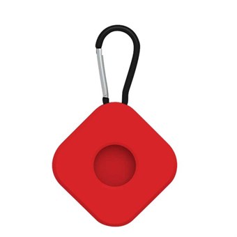 AirTag avaimenperäpidike karabiinilla - punainen