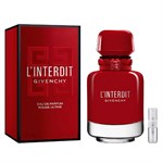 Givenchy L'interdit Rouge Ultime - Eau de Parfum - Tuoksunäyte - 2 ml