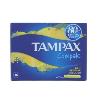 Tampax Compak tavalliset tamponit - 16 kpl.