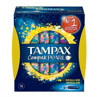 Tampax Compak Pearl Normaalit tamponit - 18 kpl.