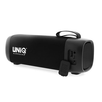 UNIQ Berlin Bluetooth-kaiutin - MP3 - USB - Radio - AUX - Musta