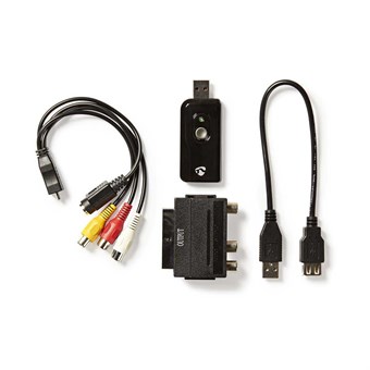 Videograbber | A/V-kaapeli/Scart | Ohjelmisto mukana | USB 2.0