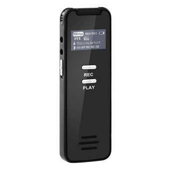 K603 Mini Monochrome LCD kädessä pidettävä äänitallennin, - 8G - Tukee TF-korttia