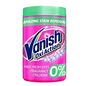 Vanish Textile Remover - Ei sisällä väriaineita, hajusteita tai klooria