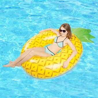 Puhallettava uiminen - Valtava ananas - Hauskaa rannalla
