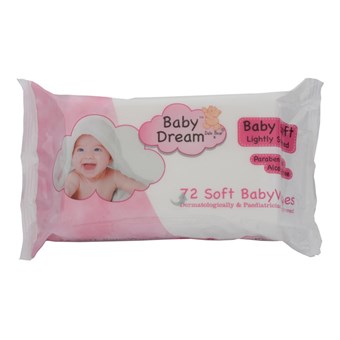 Baby Dream Vauvanpuhdistusliinat - Pehmeä - Kevyt tuoksu - 72 kpl.