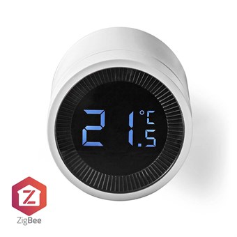 SmartLife Radiatorstyet Termostaattisäädin Zigbee 3.0 - Akku - LCD