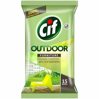 Cif- Outdoor pyyhkeet - Puutarhakalusteiden kosteuspyyhkeet - 15 kpl.