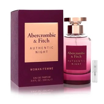 Abercrombie & Fitch Authentic Night - Eau de Parfum - Tuoksunäyte - 2 ml  