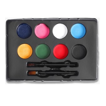 Halpa kasvomaali lasten syntymäpäiville ja karnevaalille 15 väriä