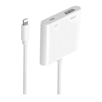 Lightning-sovitin HDMI:lle jatkuvalla latauksella