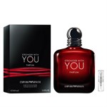 Armani Stronger With You - Parfum - Tuoksunäyte - 2 ml