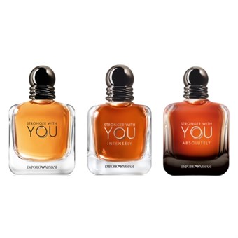 Suosituimmat Armani Stronger With You -parfyymikokoelma - 3 tuoksunäytettä (2 ML)