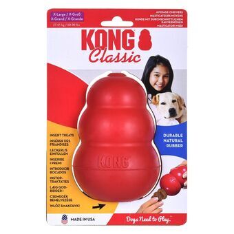 Koiranlelu Kong Classic Punainen Kumi Luonnonkumi