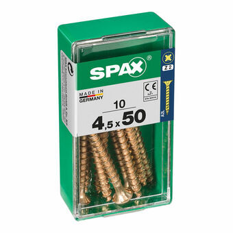 Ruuvilaatikko SPAX 4081020450501 Puuruuvi Litteä pää (4,5 x 50 mm)